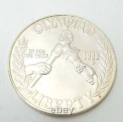 Roll of 20 1988 D Summer Olympics Dollar Silver Dollar US Commemorative