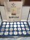 Sterling Silver Olympic Games Coin Set- 28 Pieces Original Box Beautiful