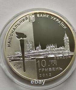 Silver coin of the XXX Olympic Games UAH 10 silver proof Ag 925 dg436