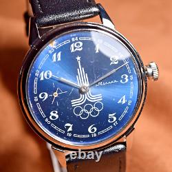 Soviet Wristwatch Marriage Olympic Games Classic Mens Watch 3602 Vintage