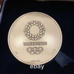 Tokyo 2020 Olympic Game Official Commemorative Medallion Pure Silver From Japan