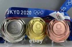 Tokyo 2020 Olympic Gold /Silver /Bronze Medals with Stand Exact Replica