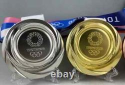 Tokyo 2020 Olympic Gold /Silver /Bronze Medals with Stand Exact Replica