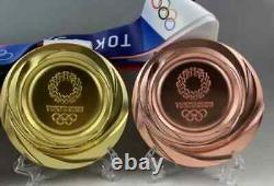 Tokyo 2020 Olympic Gold /Silver /Bronze Medals with Stand Exact Replica