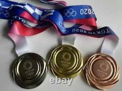 Tokyo 2020 Olympic Gold /Silver /Bronze Medals with Stand Exact Replica