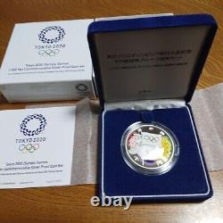Tokyo Olympic 2020 Commemorative 1000 yen Silver Proof Coin 2020 Japan F/S