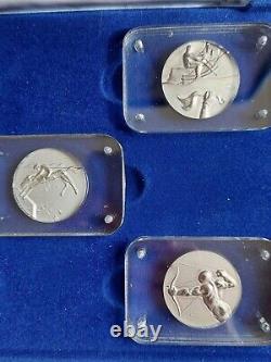 USA Olympic Teams Official 1988 Silver Team Medallions Salvador Dali Designs Set