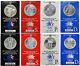 Us 1983/84 Olympic Games Dollars Complete Silver 6.16oz. Proof/bu Set P-d-s