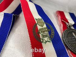 Vintage AAU Junior Olympic Medals Gold, Silver & Bronze (tones) With Ribbons