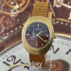 Vintage WATCH USSR POLJOT OLYMPIC GAMES 1980 SOVIET mechanical Wristwatch 17J